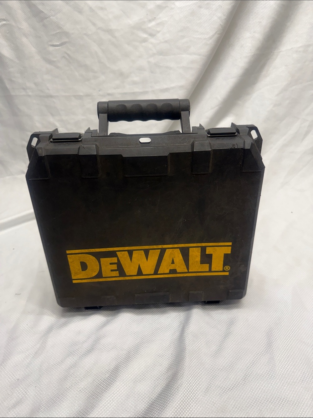 Empty- DEWALT Hard Plastic Tool Case in Black and Yellow